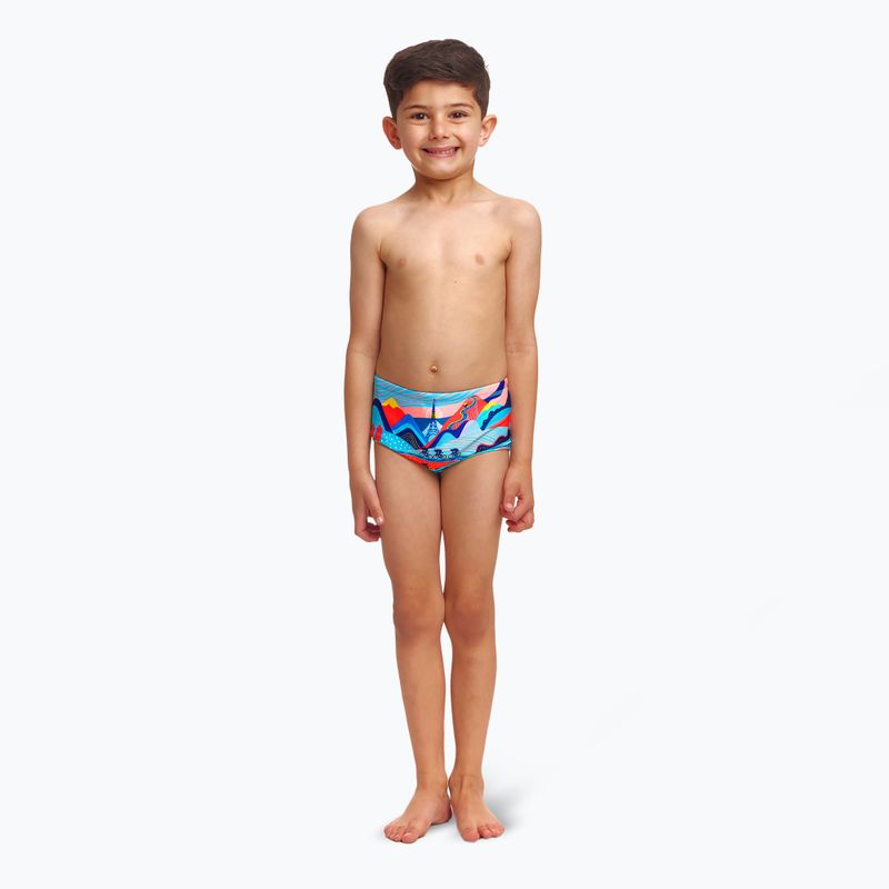 Funky Trunks Boxer da bagno per bambini stampati vive la funky 2