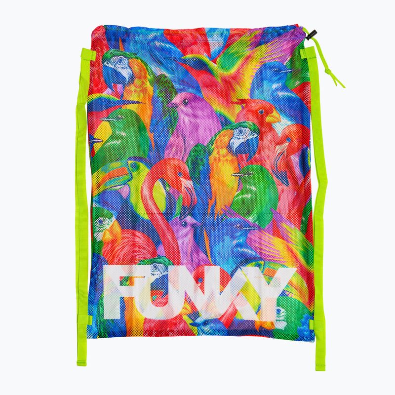 Borsa da nuoto Funky Mesh Gear con uccelli luminosi