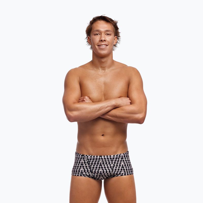 Boxer da bagno da uomo Funky Trunks Classic Trunks dark night