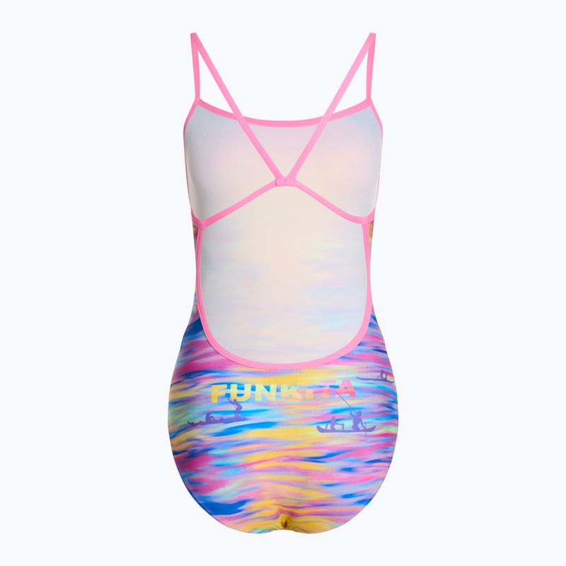 Costume da bagno intero con cinturino singolo Funkita da donna darkinjung sunset 2