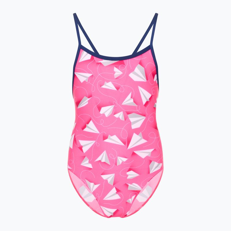 Funkita Costume intero con cinturino singolo per bambini rosa carta