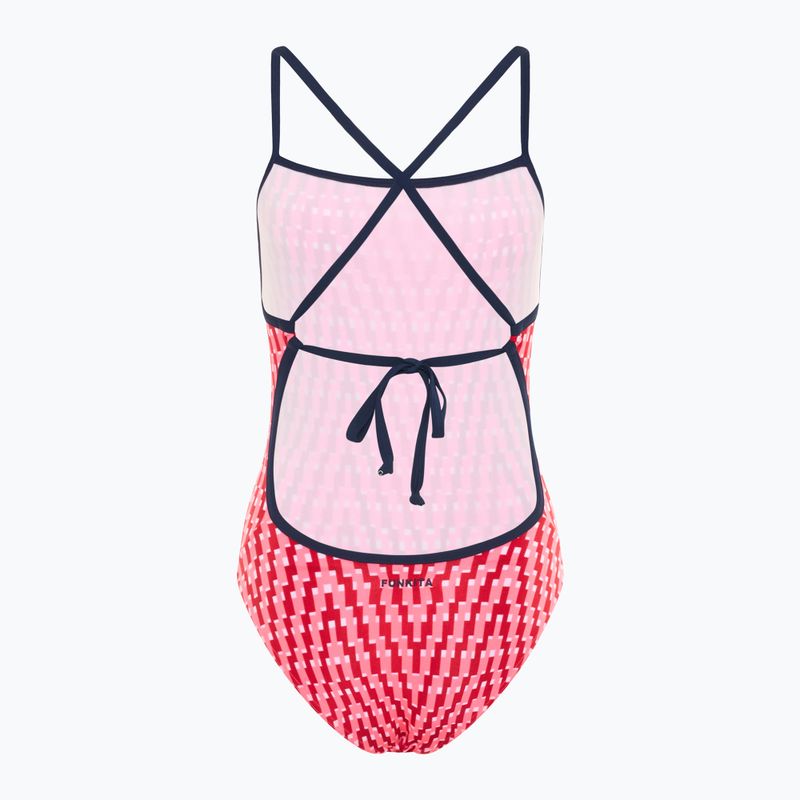 Funkita Tie Me Tight Costume da bagno intero da donna Rosso 2