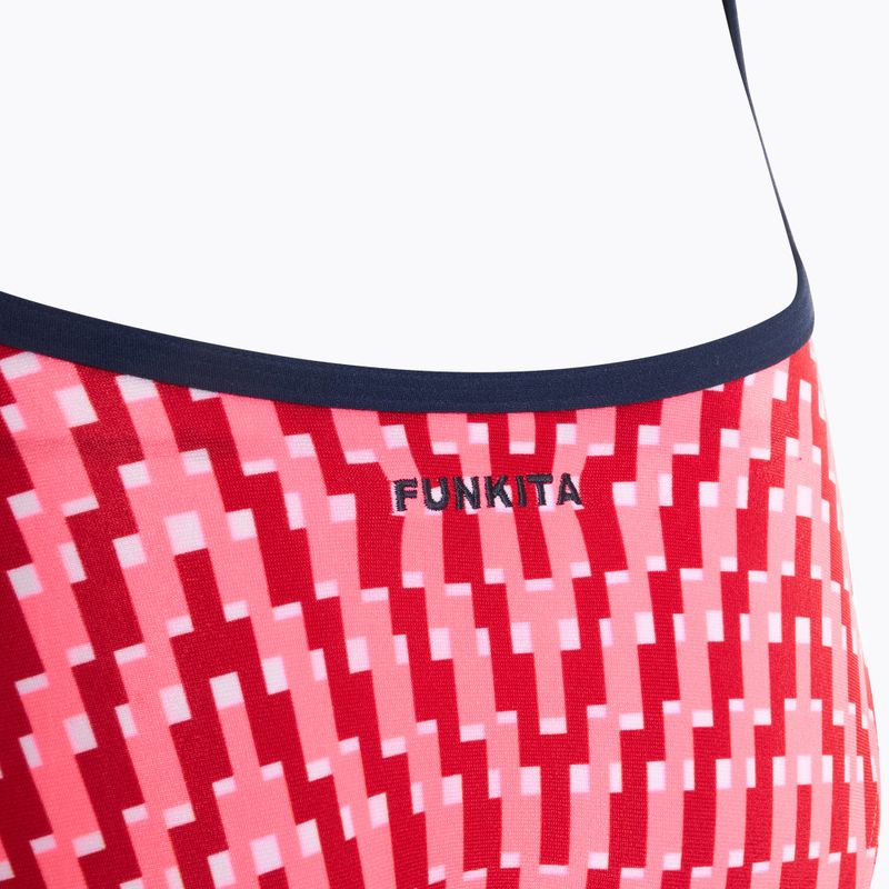 Funkita Tie Me Tight Costume da bagno intero da donna Rosso 3