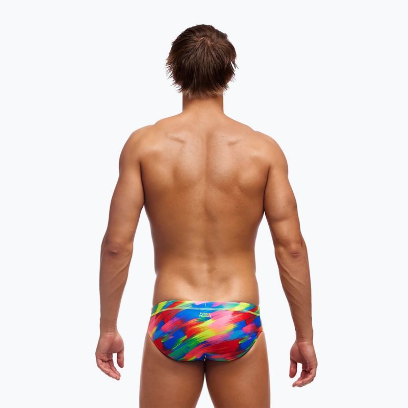 Slip da bagno uomo Funky Trunks Classic Brief accarezzato 2