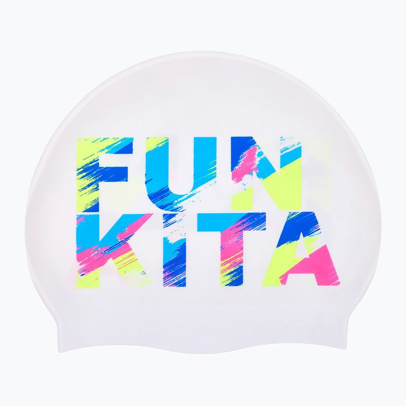 Cuffia Funkita Cuffia da nuoto in silicone a strisce