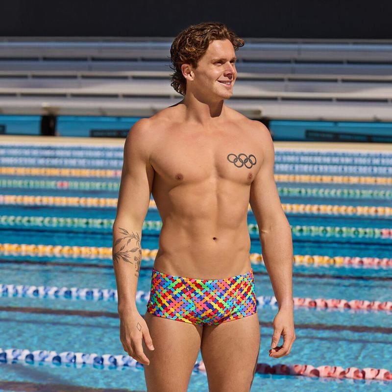 Boxer da bagno uomo Funky Trunks Classic Trunks bread basket 4