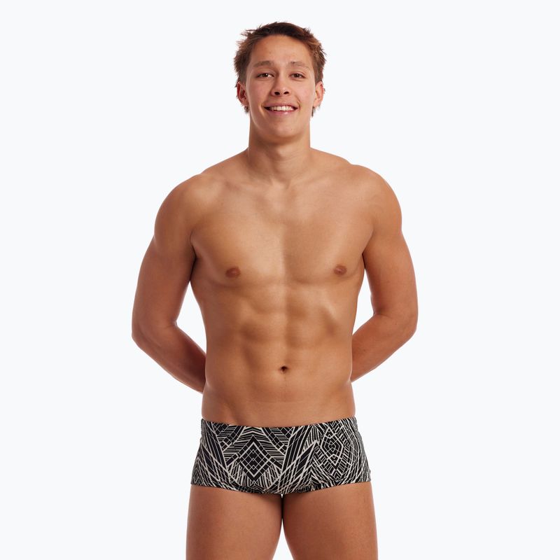 Boxer da bagno da uomo Funky Trunks Classic Trunks segnali spaziali 4
