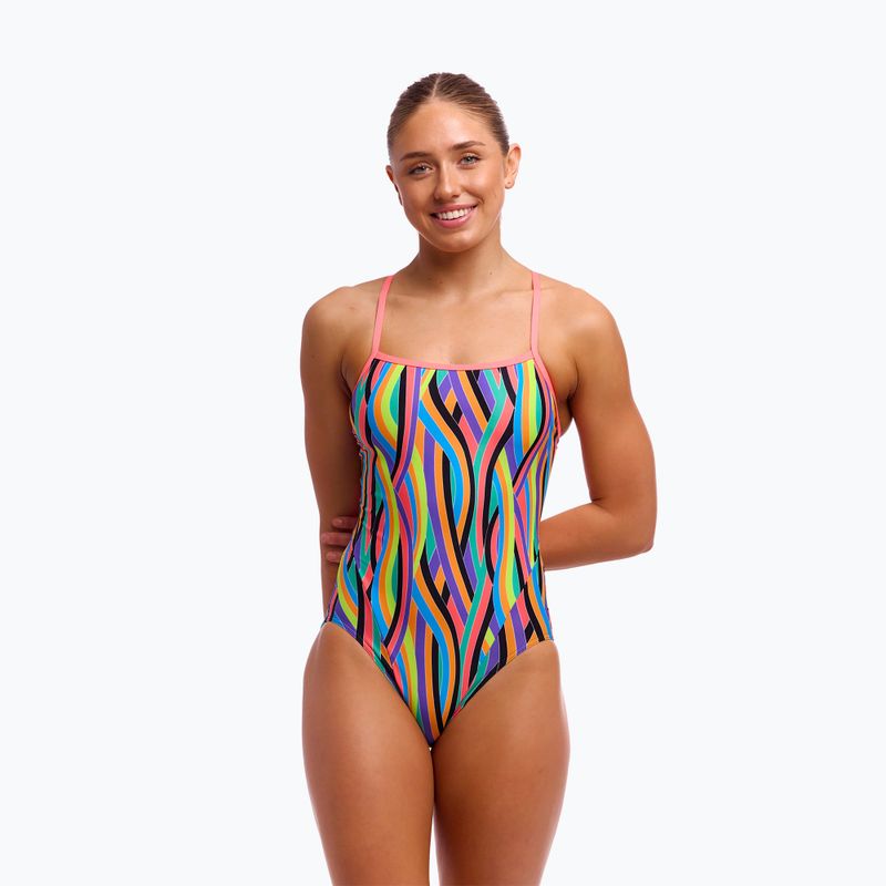 Costume da bagno Funkita One Piece Curl con cinturino singolo da donna 4
