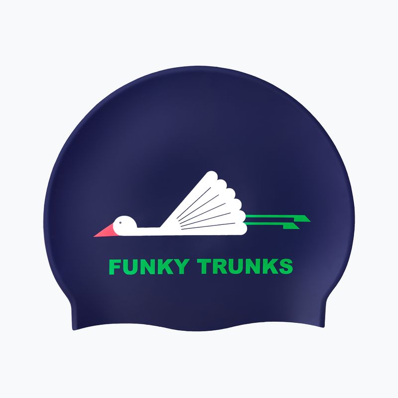 Cuffia Funky Trunks in silicone con anatra seduta