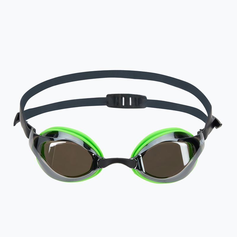Occhiali da nuoto Funky XT Machine Mirror team verde 2