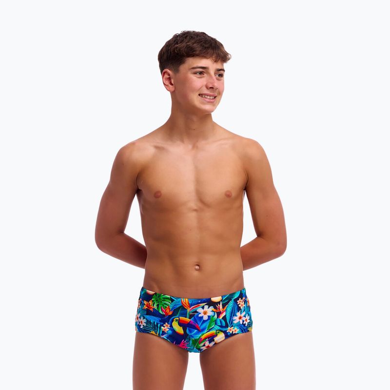 Boxer da bagno per bambini Funky Trunks Sidewinder Trunks birdie wordie 2