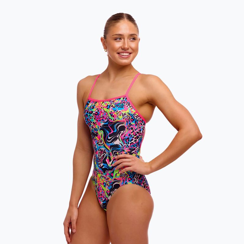 Costume intero da donna Funkita Single Strap One Piece lolly leopard 3