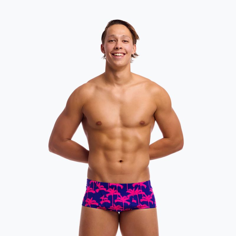 Boxer da bagno uomo Funky Trunks Classic Trunks pinky palms 2