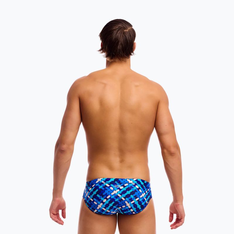 Slip da nuoto uomo Funky Trunks Classic Brief under over 3