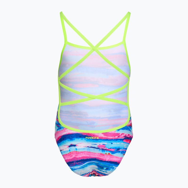Costume da bagno intero Funkita Strapped In One piece colour cutaway 2