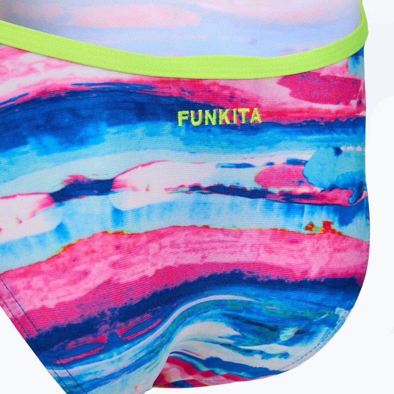 Costume da bagno intero Funkita Strapped In One piece colour cutaway 3