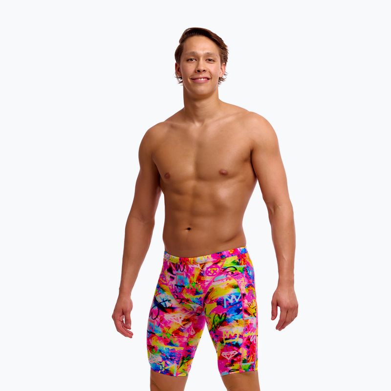 Jammer da nuoto da uomo Funky Trunks Training Jammers tag her 2