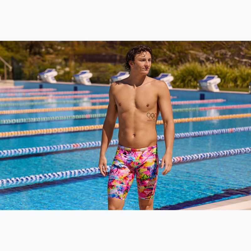 Jammer da nuoto da uomo Funky Trunks Training Jammers tag her 7