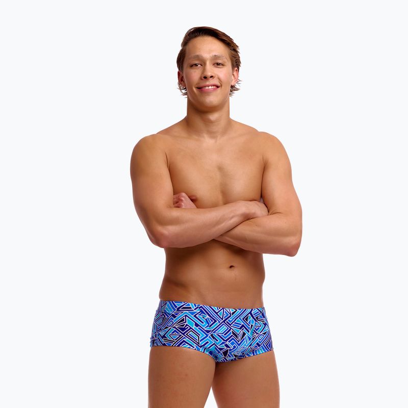 Boxer da nuoto da uomo Funky Trunks Classic Trunks blue bits 2