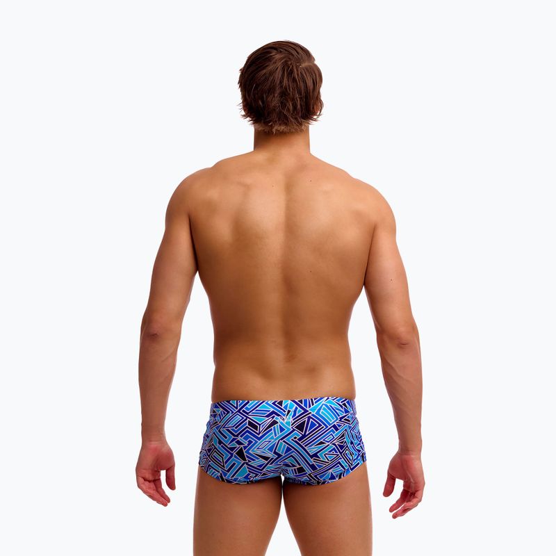 Boxer da nuoto da uomo Funky Trunks Classic Trunks blue bits 3