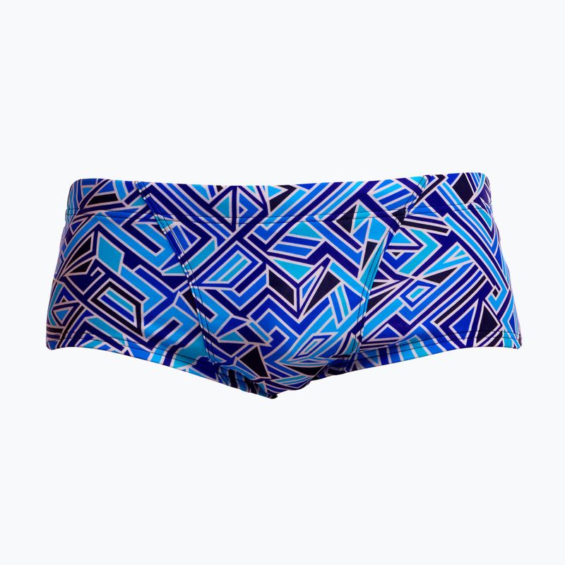 Boxer da nuoto da uomo Funky Trunks Classic Trunks blue bits 4