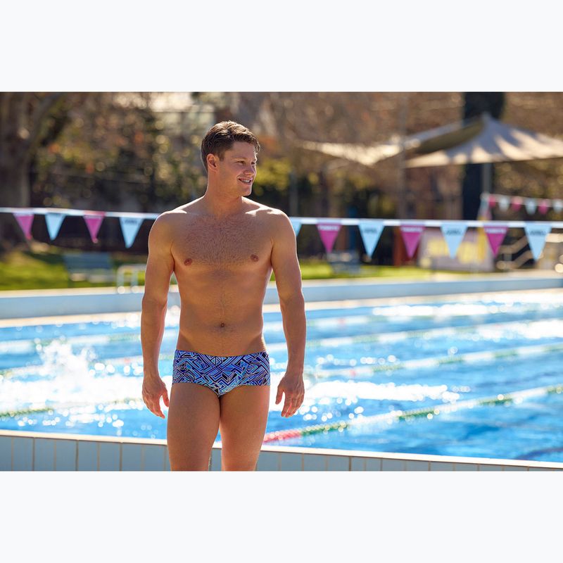 Boxer da nuoto da uomo Funky Trunks Classic Trunks blue bits 5