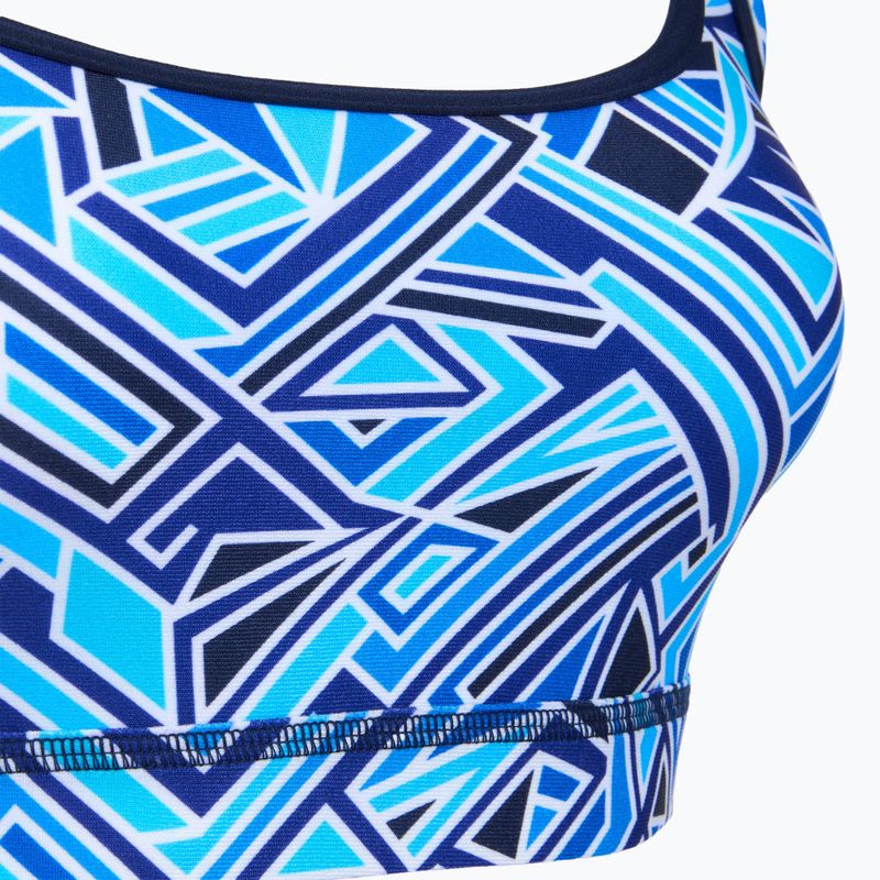 Reggiseno da bagno Funkita Sports Top blue bits 3
