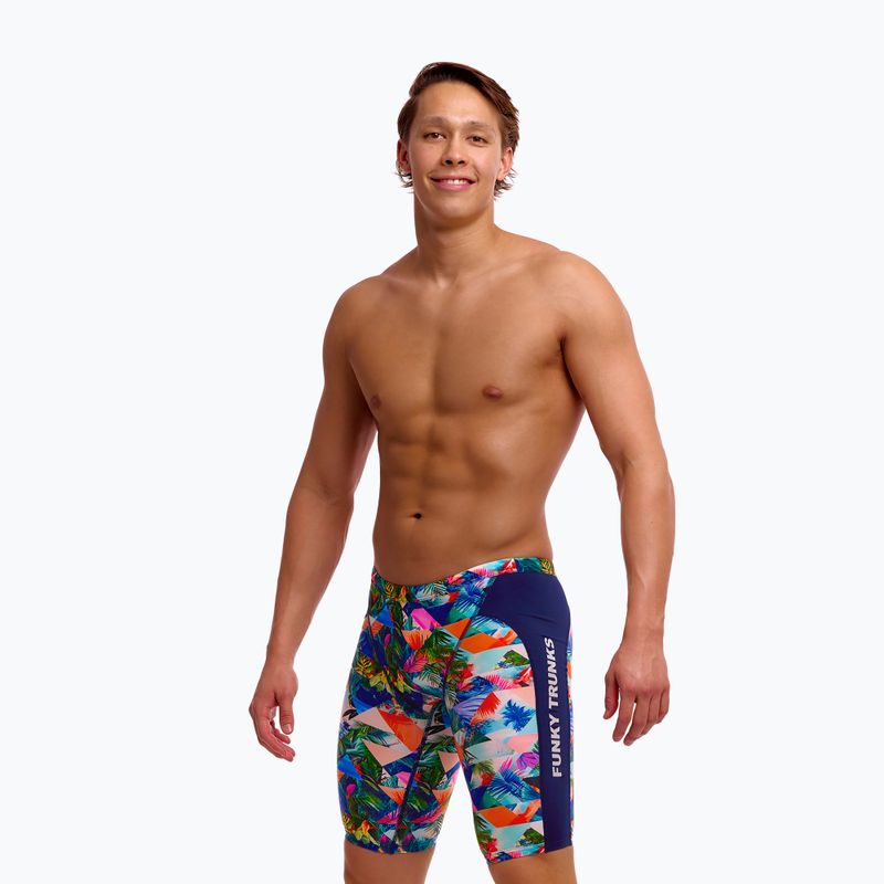 Jammer da nuoto da uomo Funky Trunks Training Jammers palm prism 2