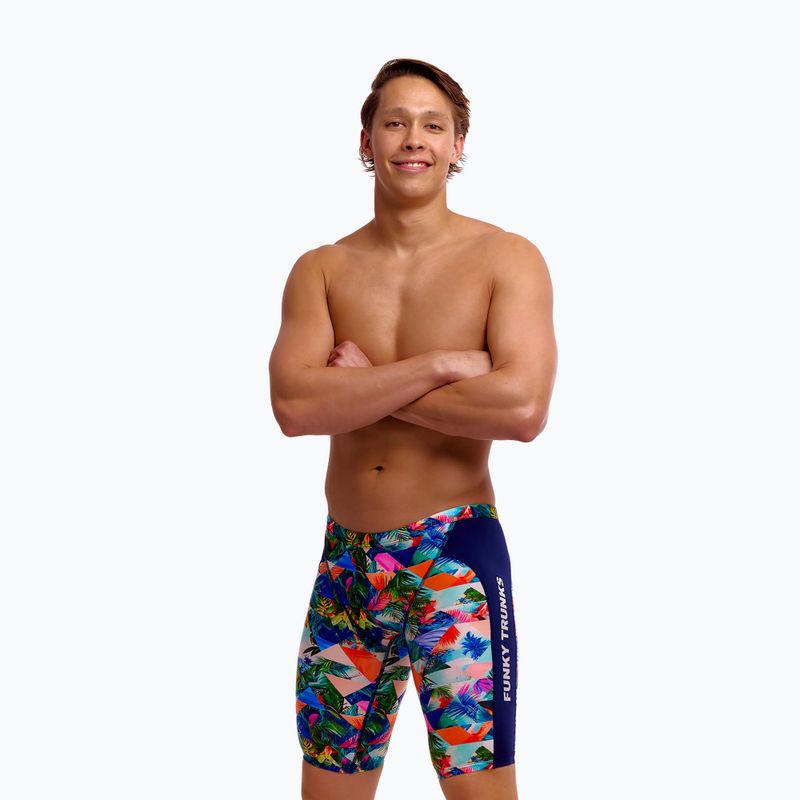 Jammer da nuoto da uomo Funky Trunks Training Jammers palm prism 4