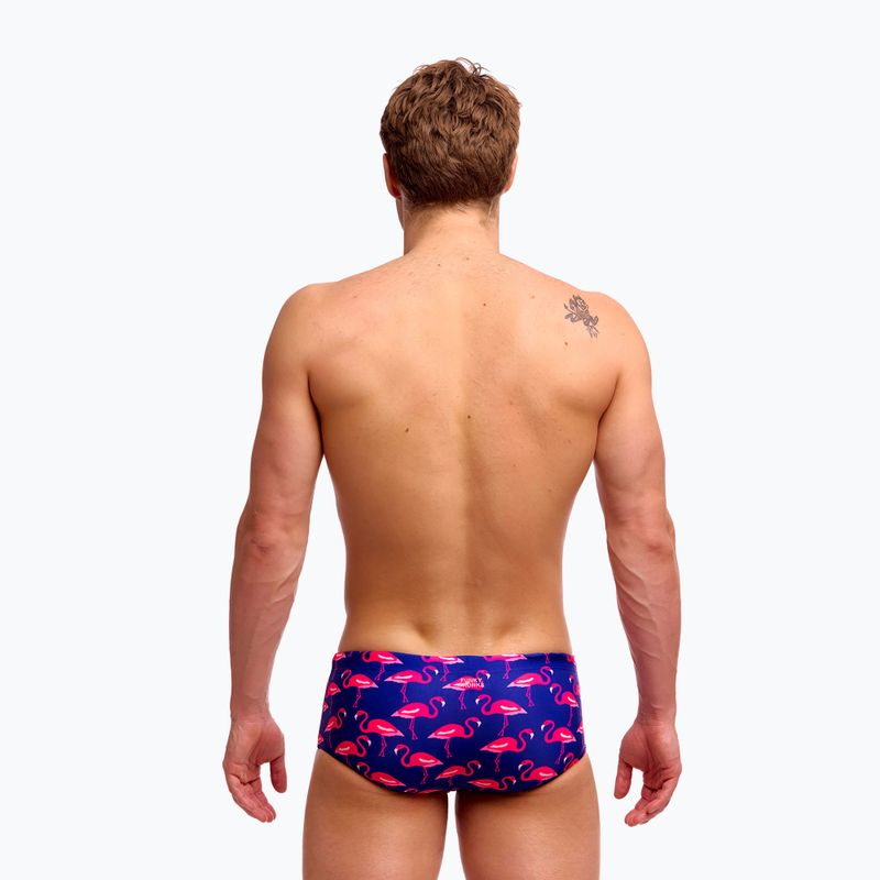 Boxer da nuoto da uomo Funky Trunks Sidewinder Trunks flocked up 4