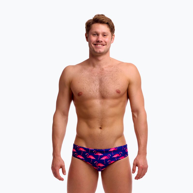 Slip da nuoto uomo Funky Trunks Classic Brief flocked up 2