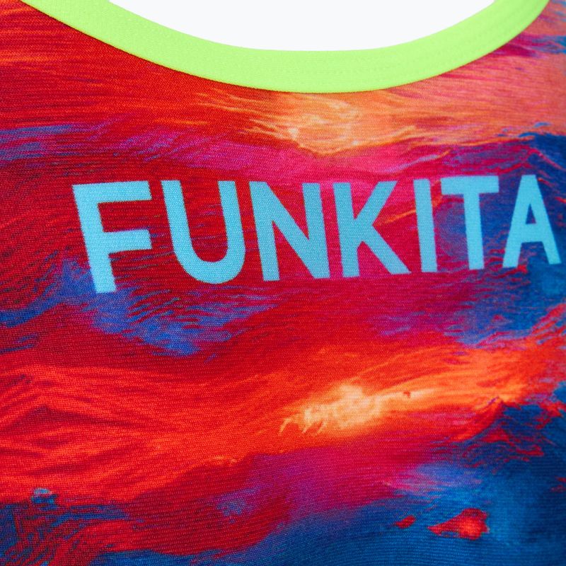 Costume da bagno intero da donna  Funkita Tie Me Tight One piece sunset delight 3