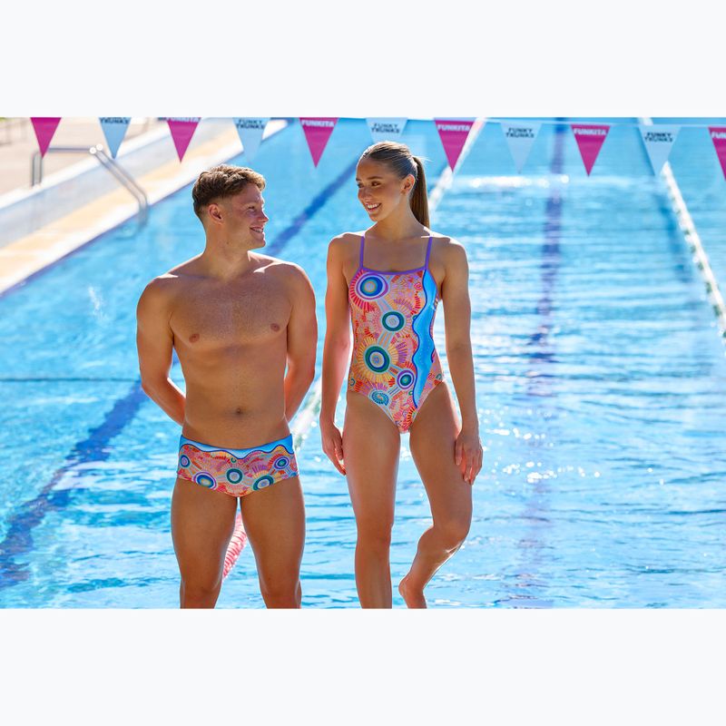 Boxer da nuoto da uomo Funky Trunks Sidewinder Trunks kulin colour 9