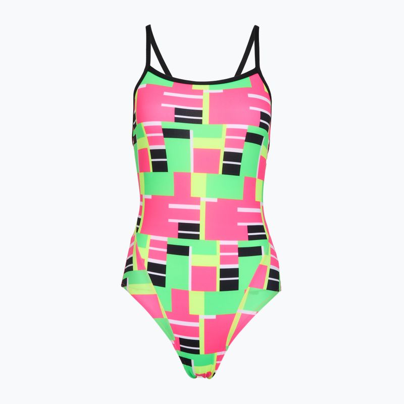Costume da bagno intero da donna Funkita Single Strap One piece blocked again