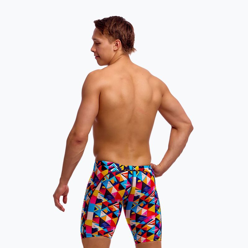 Jammer da uomo per nuoto Funky Trunks Training broken blox 2
