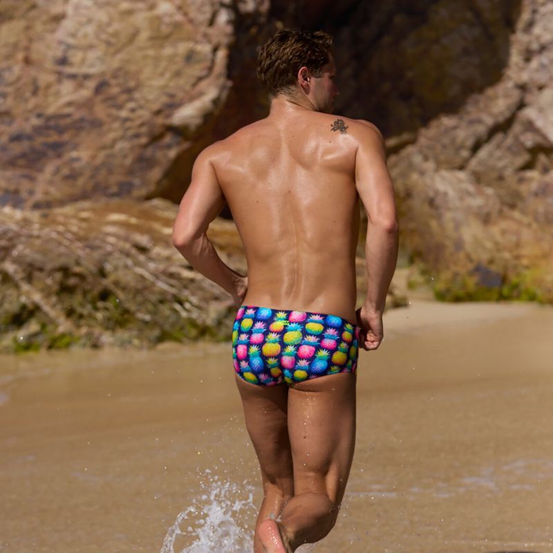 Boxer da nuoto da uomo Funky Trunks Sidewinder Trunks pine gap 6