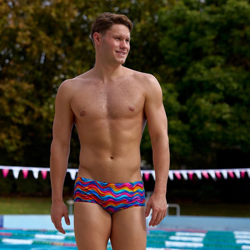 Boxer da nuoto da uomo Funky Trunks Sidewinder Trunks plastic fantastic 3