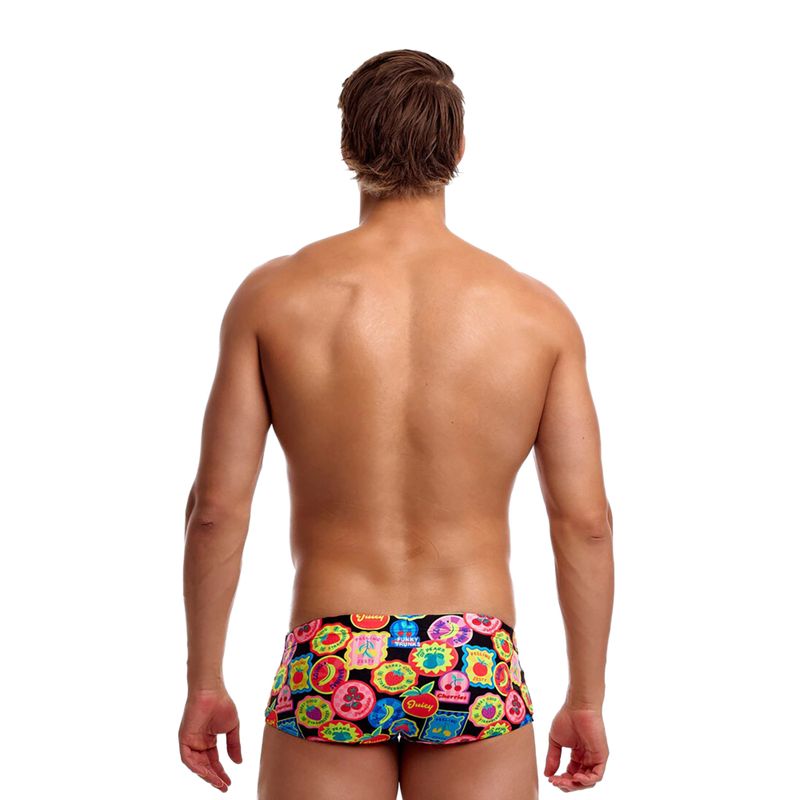 Boxer da nuoto uomo Funky Trunks Sidewinder Trunks berry good 3