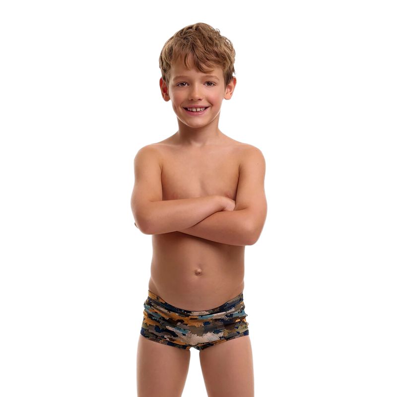 Costume da bagno boxer da bambino Funky Trunks Printed Trunks bilko baby 2