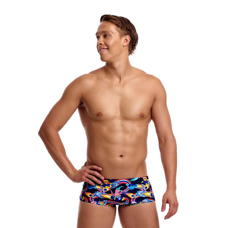 Boxer da nuoto uomo Funky Trunks Sidewinder Trunks blast buddies 2