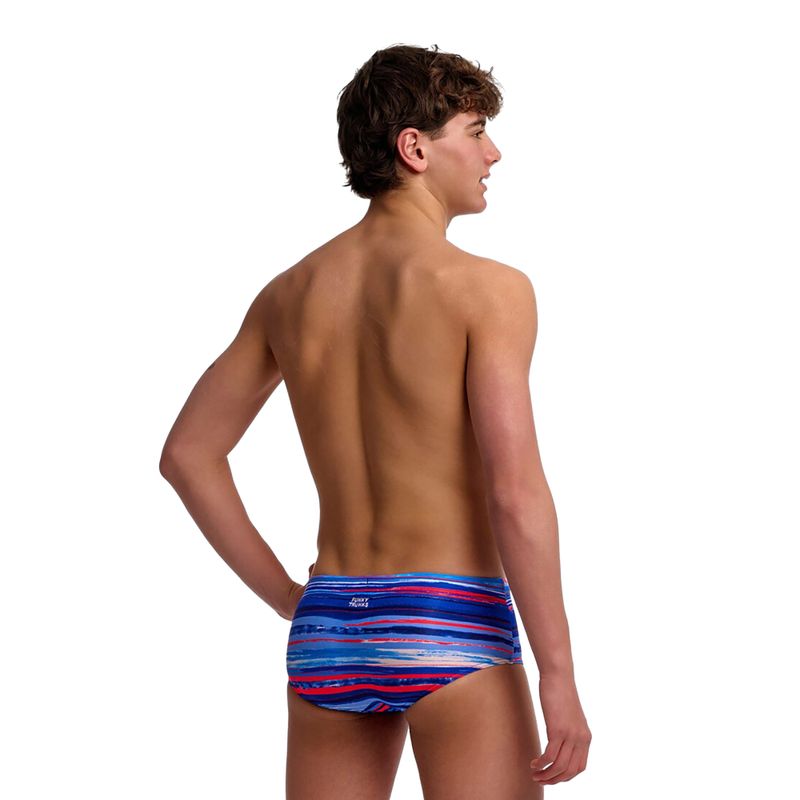 Costume da bagno boxer da bambino Funky Trunks Sidewinder Trunks lost lines 2