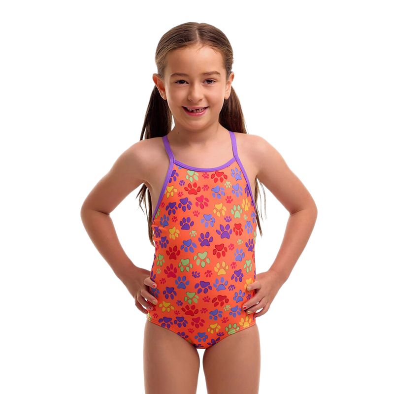 Costume da bagno intero bambino Funkita Printed One Piece paw paw 2