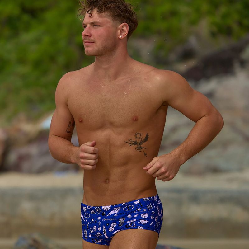 Boxer da nuoto uomo Funky Trunks Sidewinder Trunks scratchy 4