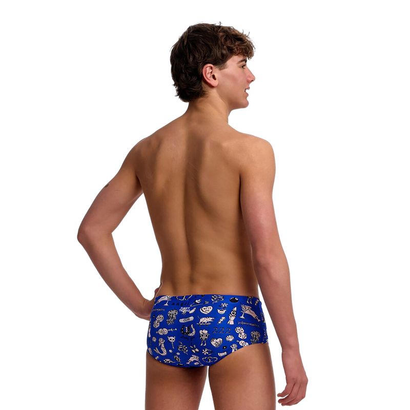 Costume da bagno boxer da bambino Funky Trunks Sidewinder Trunks scratchy 2