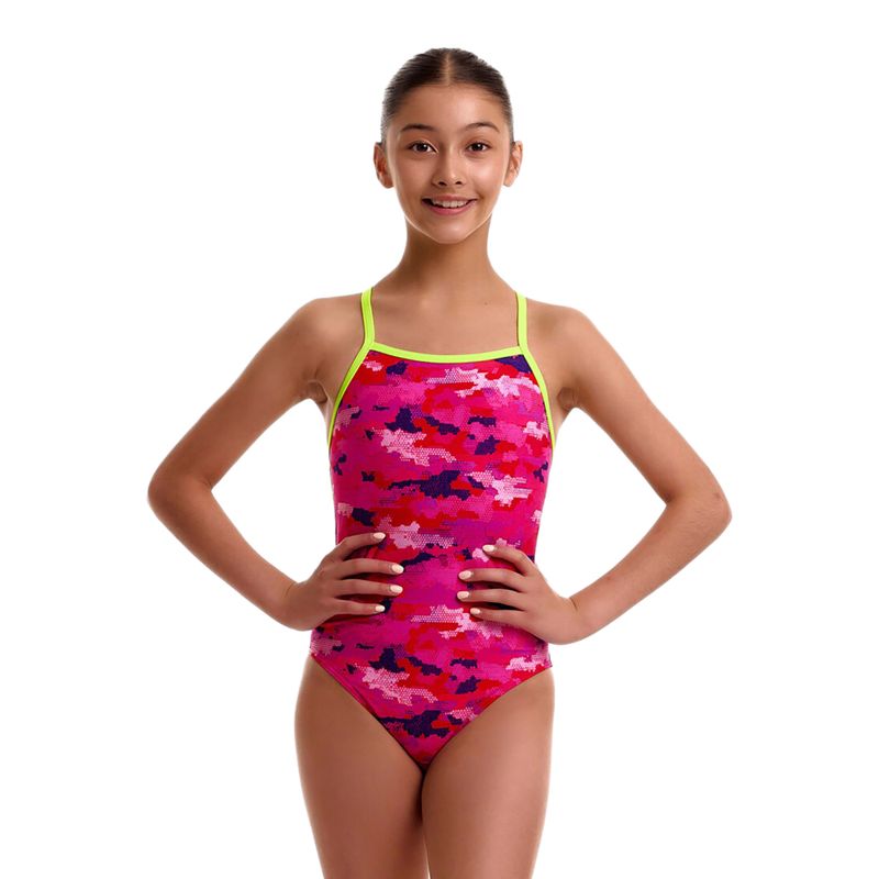 Costume da bagno intero bambino Funkita Strapped In One Piece special pops 2