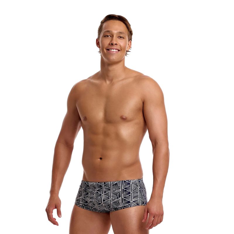 Boxer da nuoto uomo Funky Trunks Sidewinder Trunks stickler 2