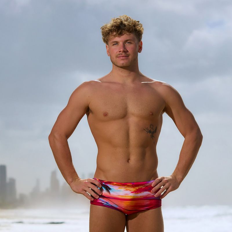 Boxer da nuoto uomo Funky Trunks Sidewinder Trunks touch of paradise 4