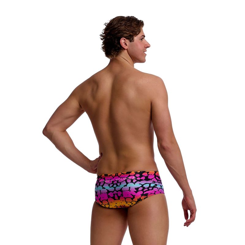 Boxer da nuoto uomo Funky Trunks Sidewinder Trunks wild animal 2