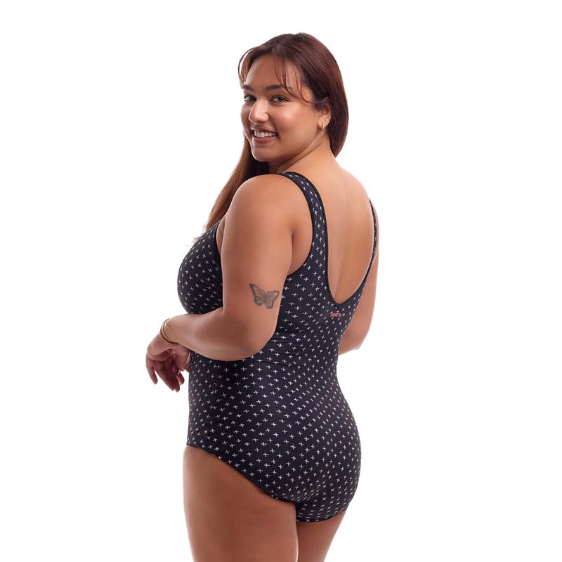 Costume da bagno intero donna Funkita Zip Front One Piece be positive 2