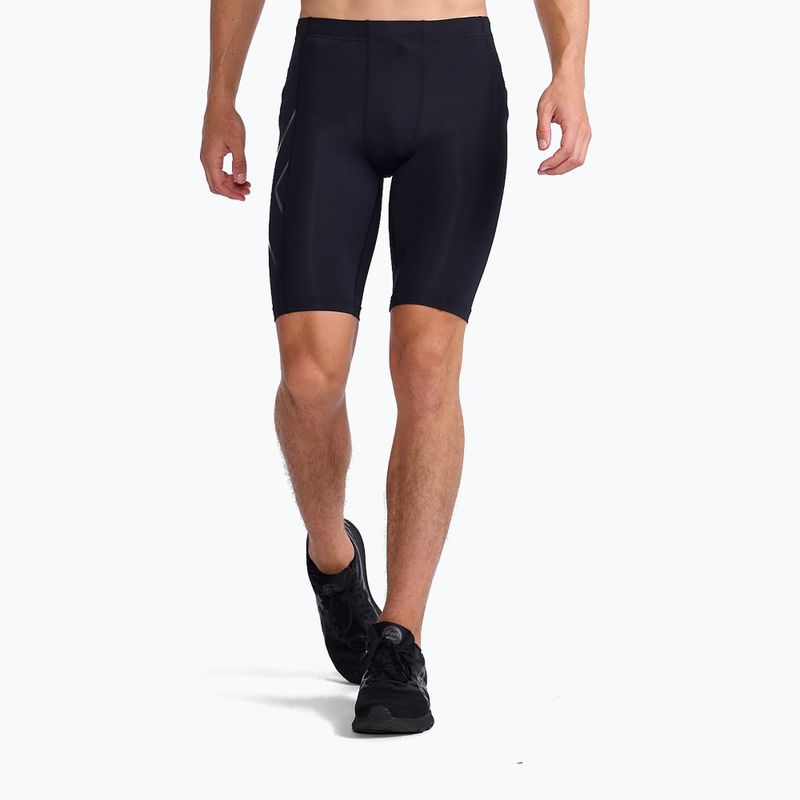 Pantaloncini da allenamento 2XU Core Compression da uomo, nero/nero